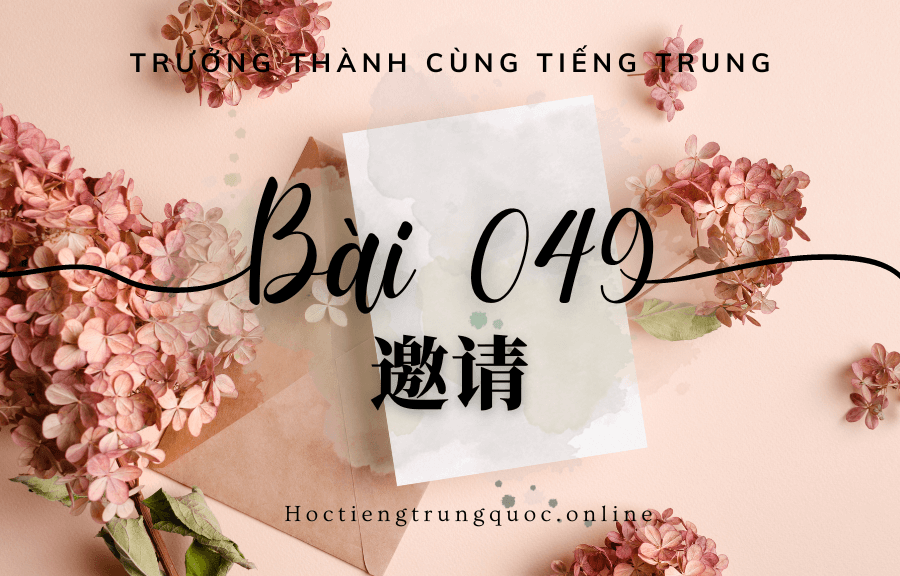Trưởng thành cùng tiếng Trung - Bài 049