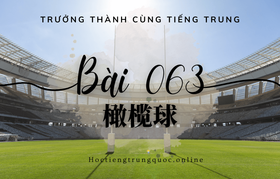 Trưởng thành cùng tiếng Trung - Bài 063