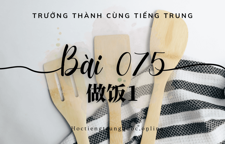 Trưởng thành cùng tiếng Trung - Bài 075