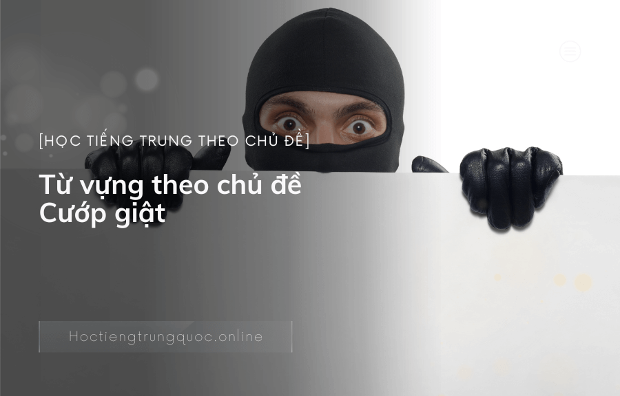 Từ vựng theo chủ đề Cướp giật