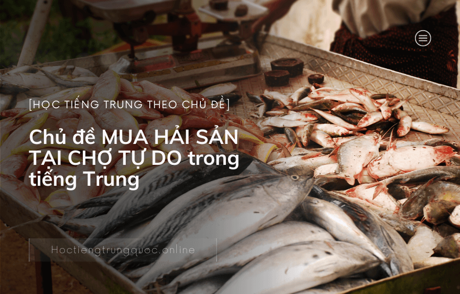 Chủ đề MUA HẢI SẢN TẠI CHỢ TỰ DO trong tiếng Trung