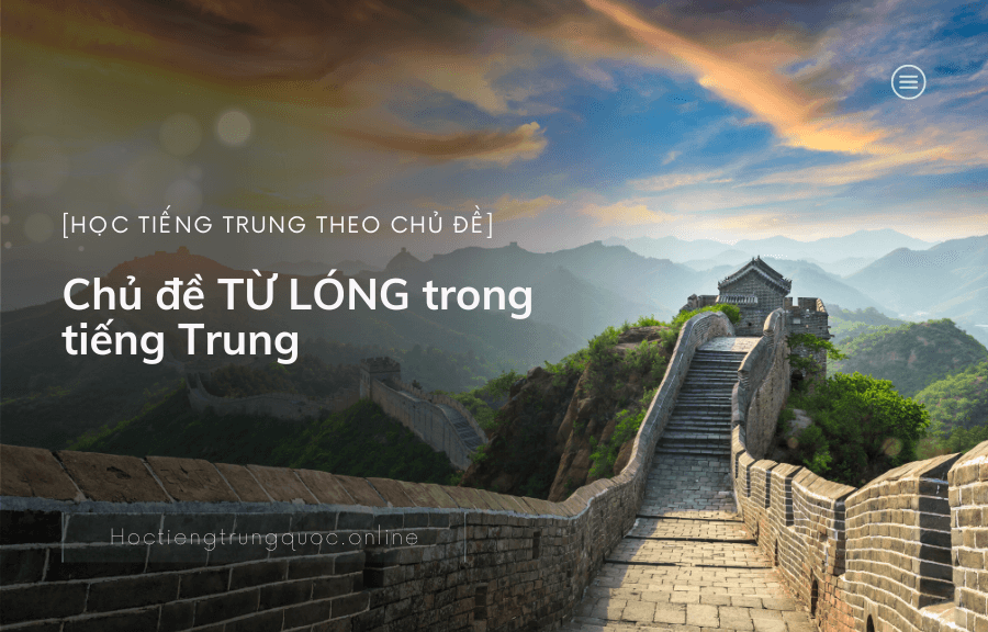 Chủ đề TỪ LÓNG trong tiếng Trung