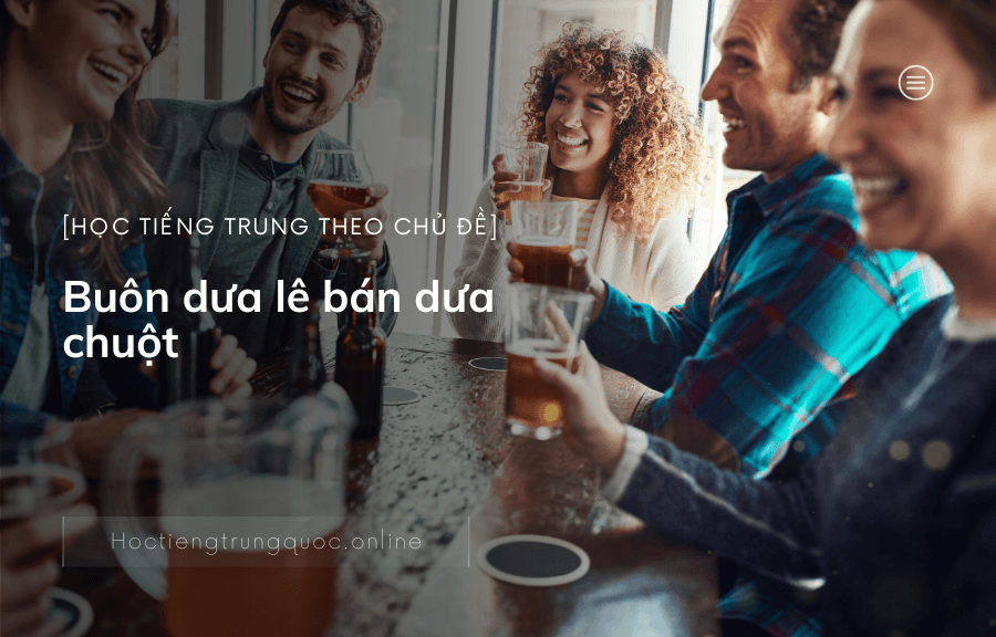 Học tiếng Trung theo chủ đề - Buôn dưa lê bán dưa chuột