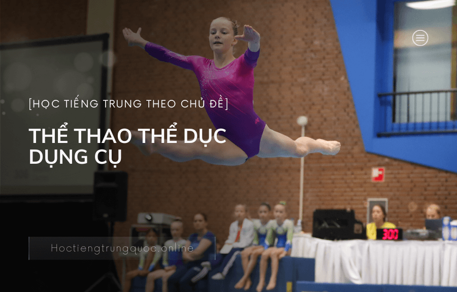 Tiếng Trung chủ đề THỂ THAO THỂ DỤC DỤNG CỤ