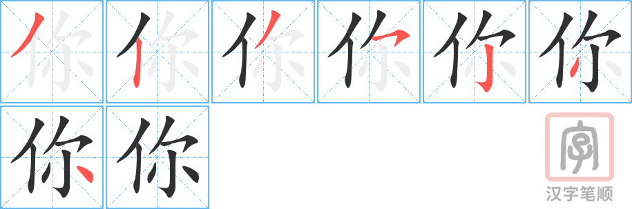 Tài liệu Online - Sách Chiết tự 2102 - 913 từ đơn - Chương 05: Từ 054 - 你 Tài liệu Online - Sách Chiết tự 2102 - 913 từ đơn - Chương 05: Từ 054 - 你