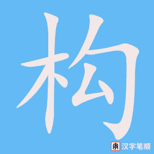1540 – 构成 – HSK5 – Từ điển tam ngữ 5099 từ vựng HSK 1-6