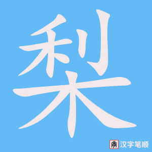 1786 – 梨 – HSK5 – Từ điển tam ngữ 5099 từ vựng HSK 1-6 1786 – 梨 – HSK5 – Từ điển tam ngữ 5099 từ vựng HSK 1-6