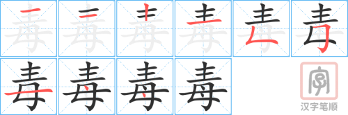1255 - 毒病 - HSK5 - Từ điển tam ngữ 5099 từ vựng HSK 1-6 1255 - 毒病 - HSK5 - Từ điển tam ngữ 5099 từ vựng HSK 1-6