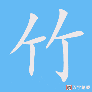 2438 – 竹子 – HSK5 – Từ điển tam ngữ 5099 từ vựng HSK 1-6
