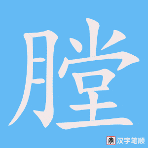 4535 - 胸膛 - HSK6 - Từ điển tam ngữ 5099 từ vựng HSK 1-6 4535 - 胸膛 - HSK6 - Từ điển tam ngữ 5099 từ vựng HSK 1-6