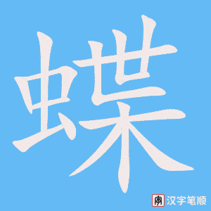 1611 – 蝴蝶 – HSK5 – Từ điển tam ngữ 5099 từ vựng HSK 1-6 1611 – 蝴蝶 – HSK5 – Từ điển tam ngữ 5099 từ vựng HSK 1-6