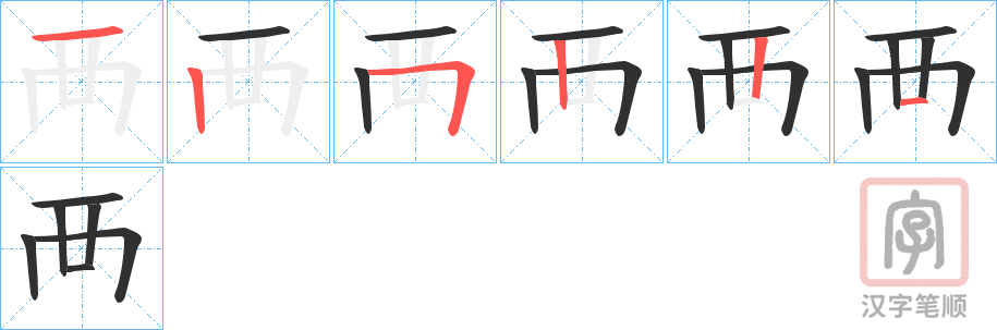 Bộ thủ 146 - 襾 - Bộ Á Bộ thủ 146 - 襾 - Bộ Á
