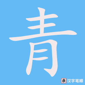 1953 – 青 – HSK5 – Từ điển tam ngữ 5099 từ vựng HSK 1-6 1953 – 青 – HSK5 – Từ điển tam ngữ 5099 từ vựng HSK 1-6
