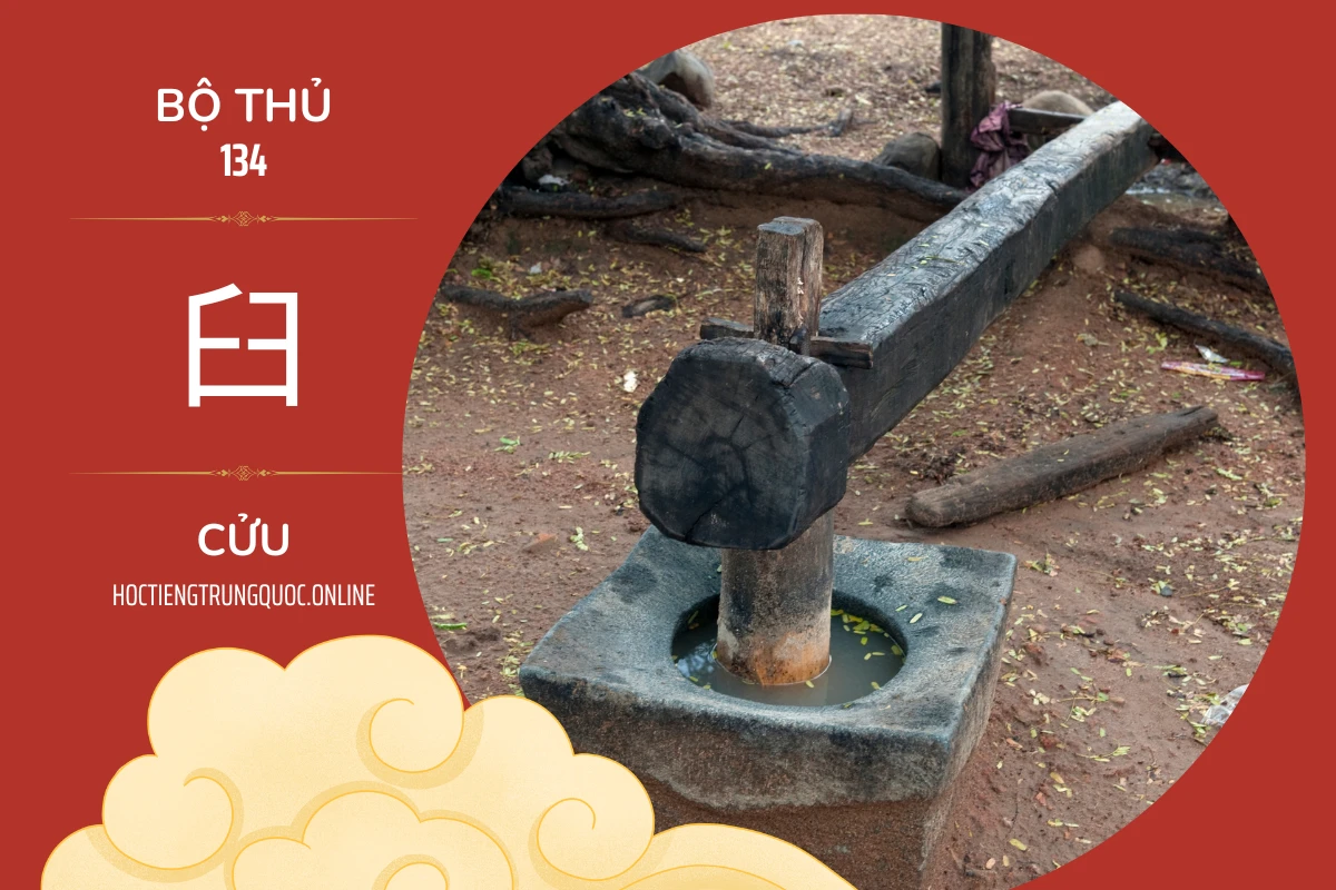 214 bộ thủ Bộ thủ 134 臼 CỬU