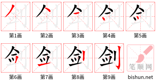 3410 - 剑 - HSK6 - Từ điển tam ngữ 5099 từ vựng HSK 1-6 3410 - 剑 - HSK6 - Từ điển tam ngữ 5099 từ vựng HSK 1-6