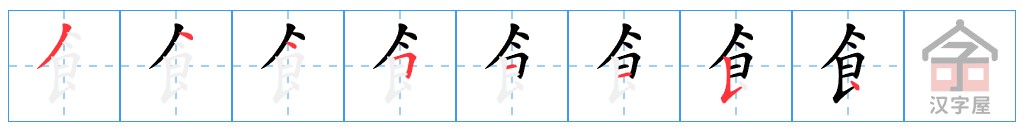 Bộ thủ 184 - 食 (飠-饣) - Bộ THỰC