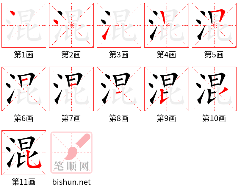 3330 - 混浊 - HSK6 - Từ điển tam ngữ 5099 từ vựng HSK 1-6 3330 - 混浊 - HSK6 - Từ điển tam ngữ 5099 từ vựng HSK 1-6