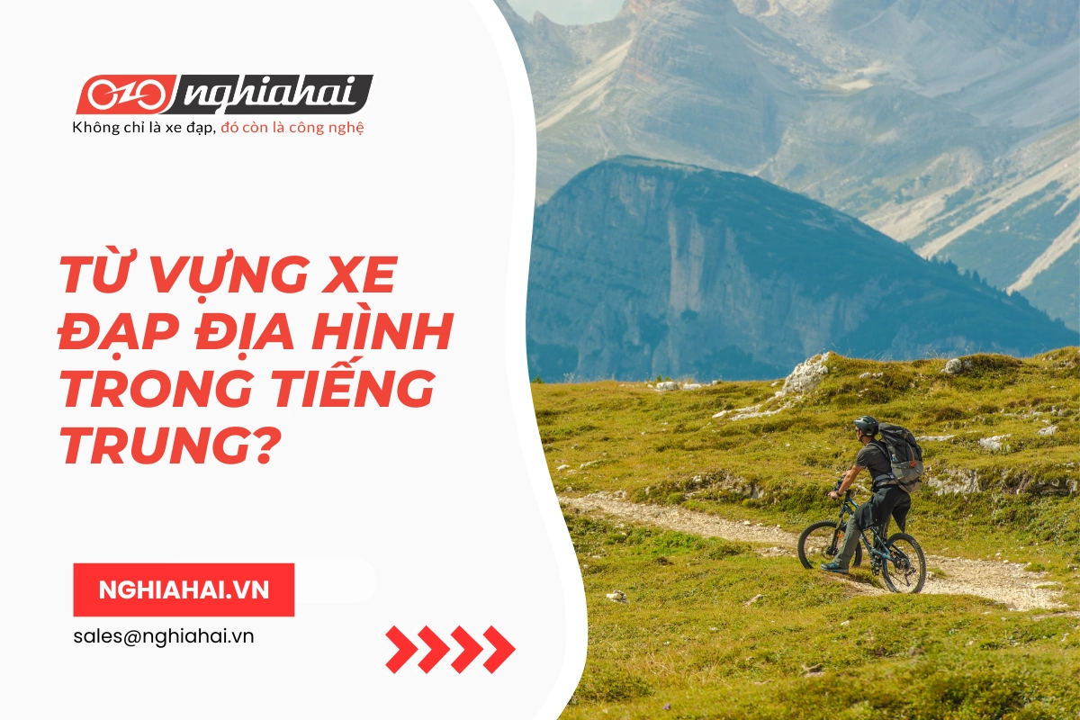 Từ vựng Xe đạp địa hình trong tiếng Trung?