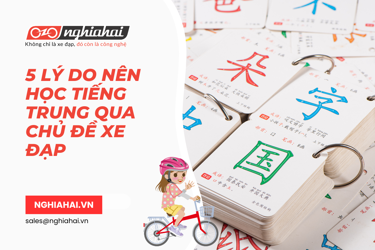 5 lý do nên học tiếng Trung qua chủ đề Xe đạp