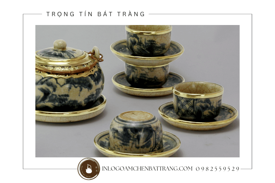 Những ưu điểm nổi bật của ấm chén bọc đồng Bát Tràng