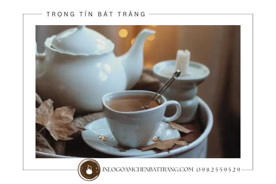 Những lưu ý khi chọn in trên ấm chén sứ Bát Tràng