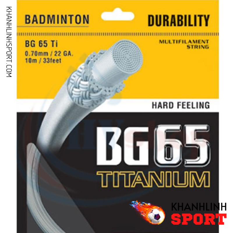 BG 65 Titanium - Dây căng vợt cầu lông tốt nhất