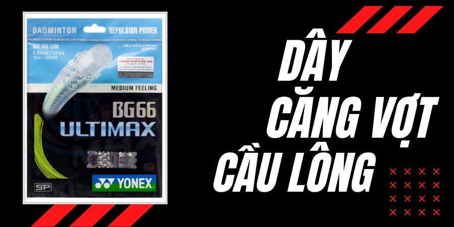 Mot so day cang vot cau long tot nhat hien nay 03 Dây căng vợt cầu lông Yonex BG 66 Ultimax