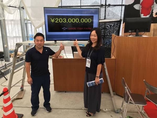 Cá Koi đắt Nhất Kỷ Lục Thế Giới Mới Hơn 44 Tỷ VnĐ – 01/2022 Sakai Kohaku (101cm)