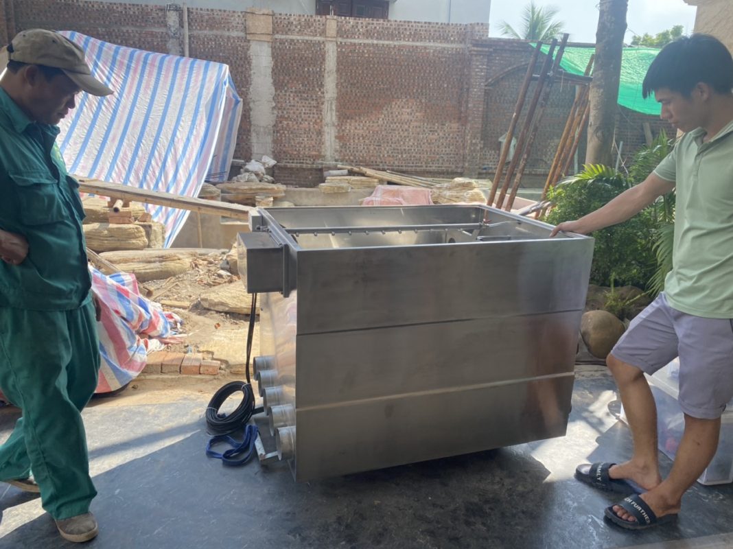 [dự án Hồ Koi đã Triển Khai] Koi Xinh Thiết Kế, Thi Công Hồ Koi + Hồ Koi Lâu đài Dệt May Châu Giang Nam Định