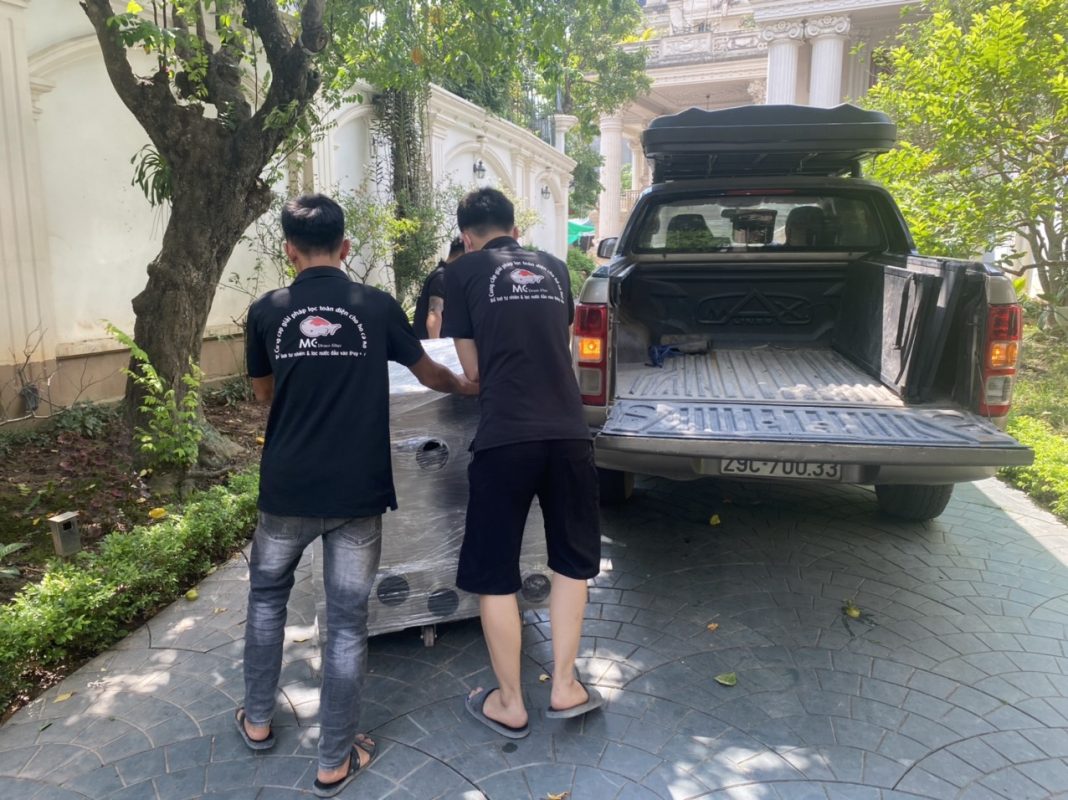 [dự án Hồ Koi đã Triển Khai] Koi Xinh Thiết Kế, Thi Công Hồ Koi + Hồ Koi Lâu đài Dệt May Châu Giang Nam Định