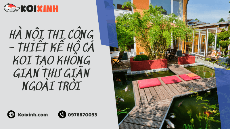Hà Nội Thi Công – Thiết Kế Hồ Cá Koi Tạo Không Gian Thư Giãn Ngoài Trời Hà Nội Thi Công – Thiết Kế Hồ Cá Koi Tạo Không Gian Thư Giãn Ngoài Trời
