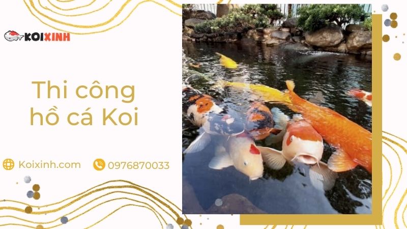 Thi Công Hồ Cá Koi – Chi Tiết Báo Giá Thiết Kế Tại Hà Nội – Gọi 0976870033