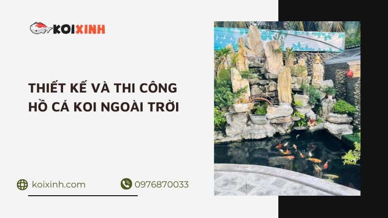 Thiết Kế Và Thi Công Hồ Cá Koi Ngoài Trời Tại Hà Nội, Thái Bình, Lào Cai, Uy Tín, Chất Lượng – Gọi 0976870033