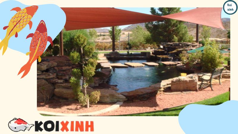 Làm Mái Che Hồ Cá Koi Chuyên Nghiệp Giá Rẻ Thiết Kế Đẹp – Gọi 0976870033 Làm Mái Che Hồ Cá Koi Chuyên Nghiệp Giá Rẻ Thiết Kế Đẹp – Gọi 0976870033