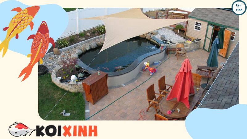 Làm Mái Che Hồ Cá Koi Chuyên Nghiệp Giá Rẻ Thiết Kế Đẹp – Gọi 0976870033 Làm Mái Che Hồ Cá Koi Chuyên Nghiệp Giá Rẻ Thiết Kế Đẹp – Gọi 0976870033