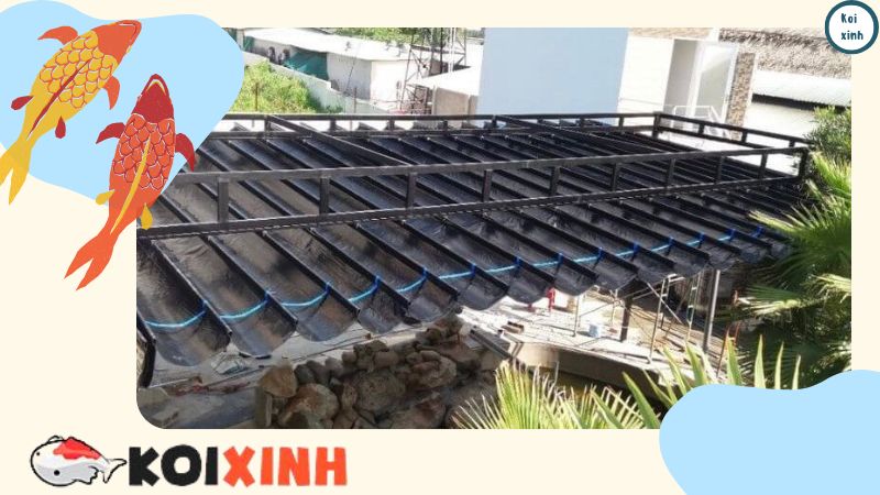 Làm Mái Che Hồ Cá Koi Chuyên Nghiệp Giá Rẻ Thiết Kế Đẹp – Gọi 0976870033 Làm Mái Che Hồ Cá Koi Chuyên Nghiệp Giá Rẻ Thiết Kế Đẹp – Gọi 0976870033