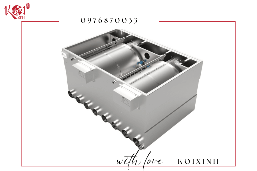 Hệ thống lọc hồ cá Koi đạt chuẩn cần có những yếu tố gì? - Hệ thống lọc MC Drum Filter Đặc trưng nổi bật của Drum Filter