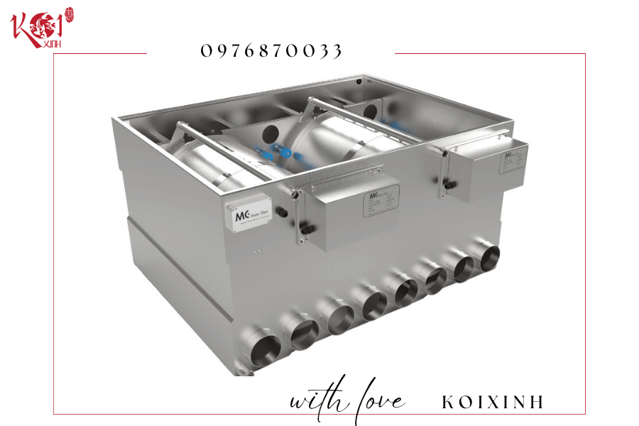 Hệ thống lọc hồ cá Koi đạt chuẩn cần có những yếu tố gì? - Hệ thống lọc MC Drum Filter KOIXINH - Địa chỉ cung cấp MC Drum Filter uy tín, chất lượng