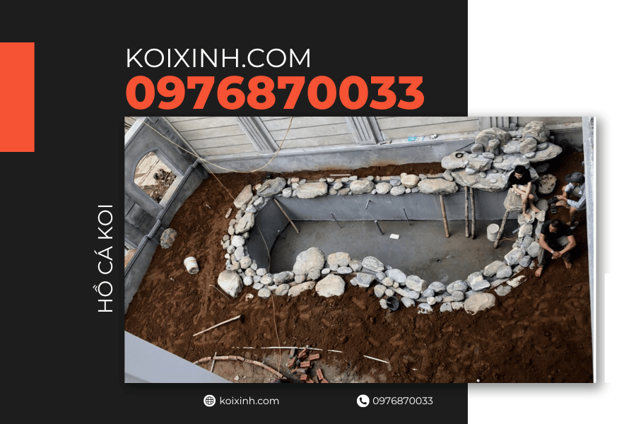 Tại sao bạn cần xây hồ cá Koi trong sân Đào hồ