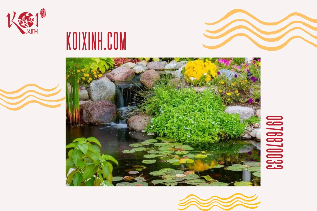 Vì sao việc thi công hồ cá Koi lại phổ biến ở Bắc Giang?