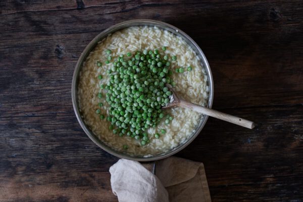 Risotto nấm đậu