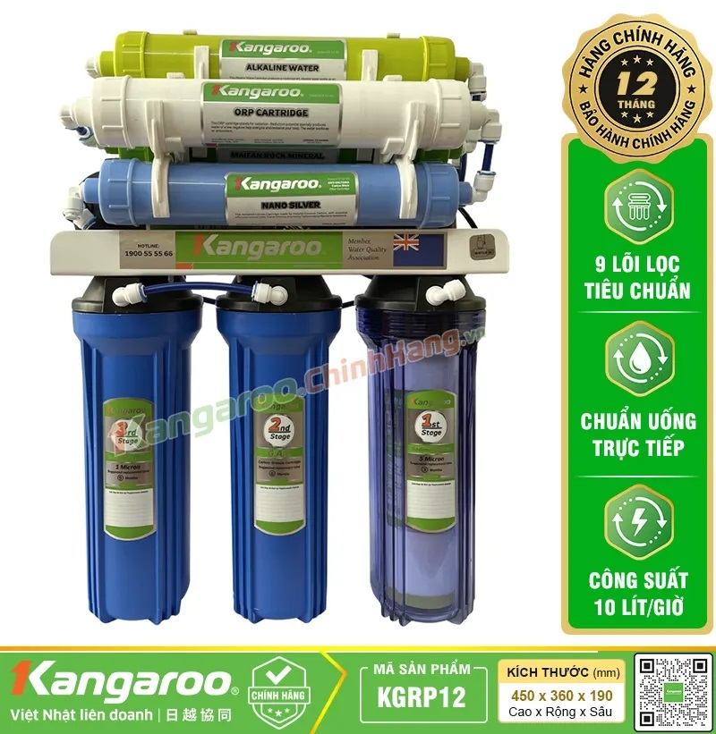 Máy lọc nước Kangaroo KGRP12