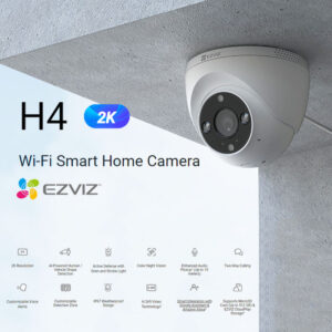 Camera ip Wifi Không dây EzvizCS-H4 (3MP) - ngoài trời - góc cố định - có màu ban đêm