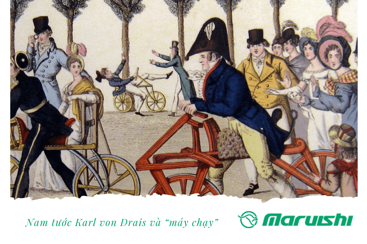 200 năm kể từ ngày cha đẻ của xe đạp Nam tước Karl von Drais phát minh ra “máy chạy”
