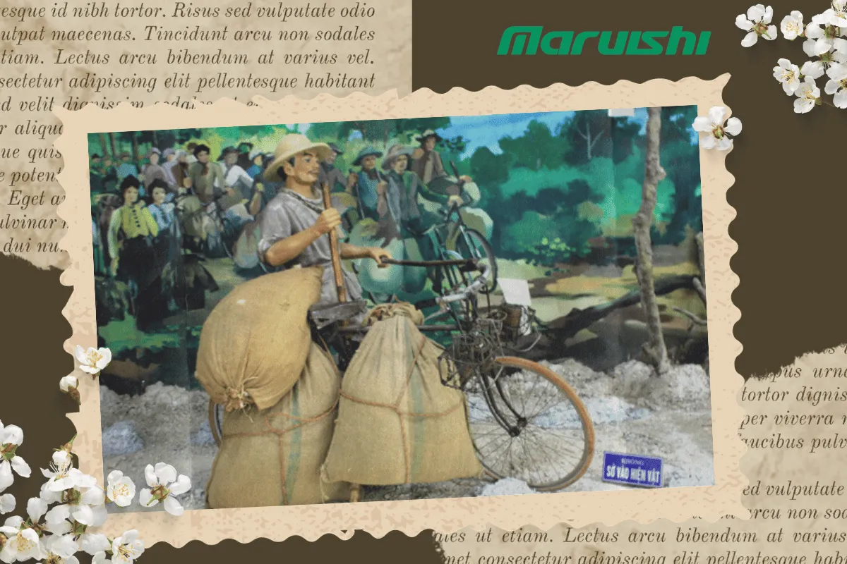 Tượng sáp của ông Ma Văn Thắng - "cha đẻ" xe đạp thồ