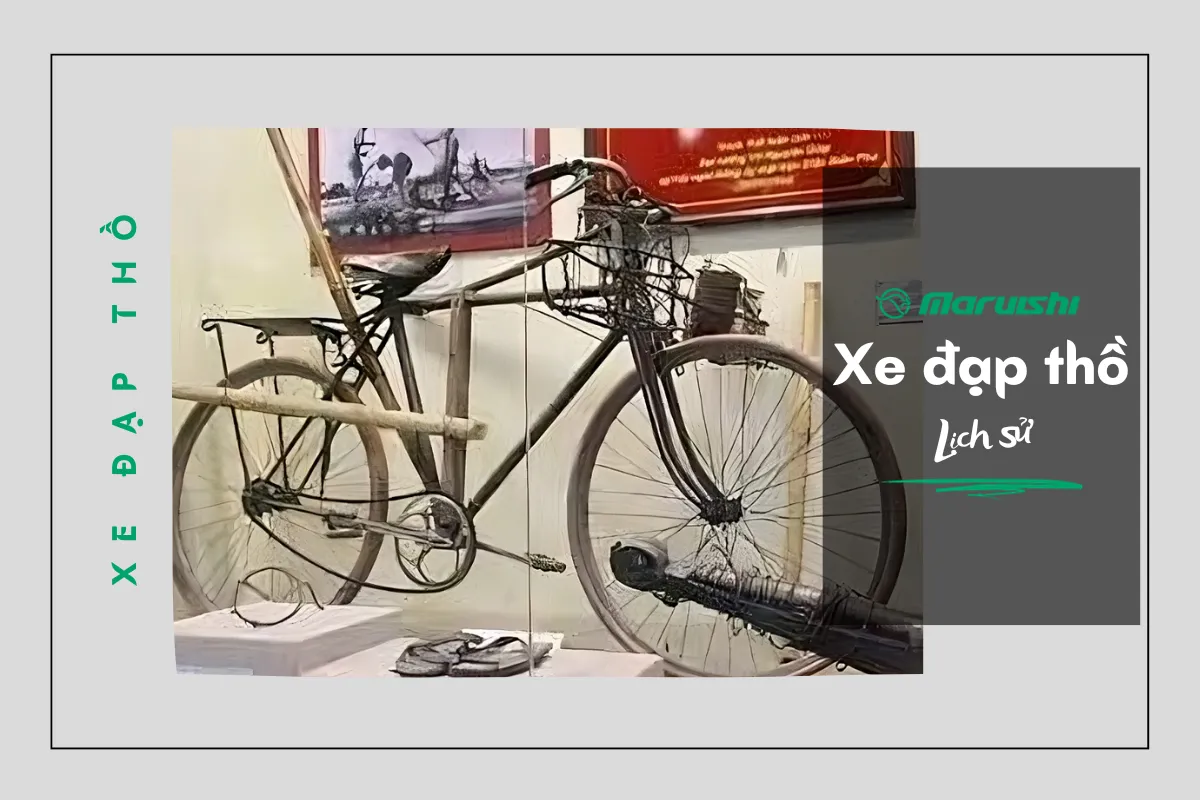 Chiếc xe đạp thồ lịch sử hiện đang được lưu giữ tại Bảo tàng Chiến thắng Điện Biên Phủ