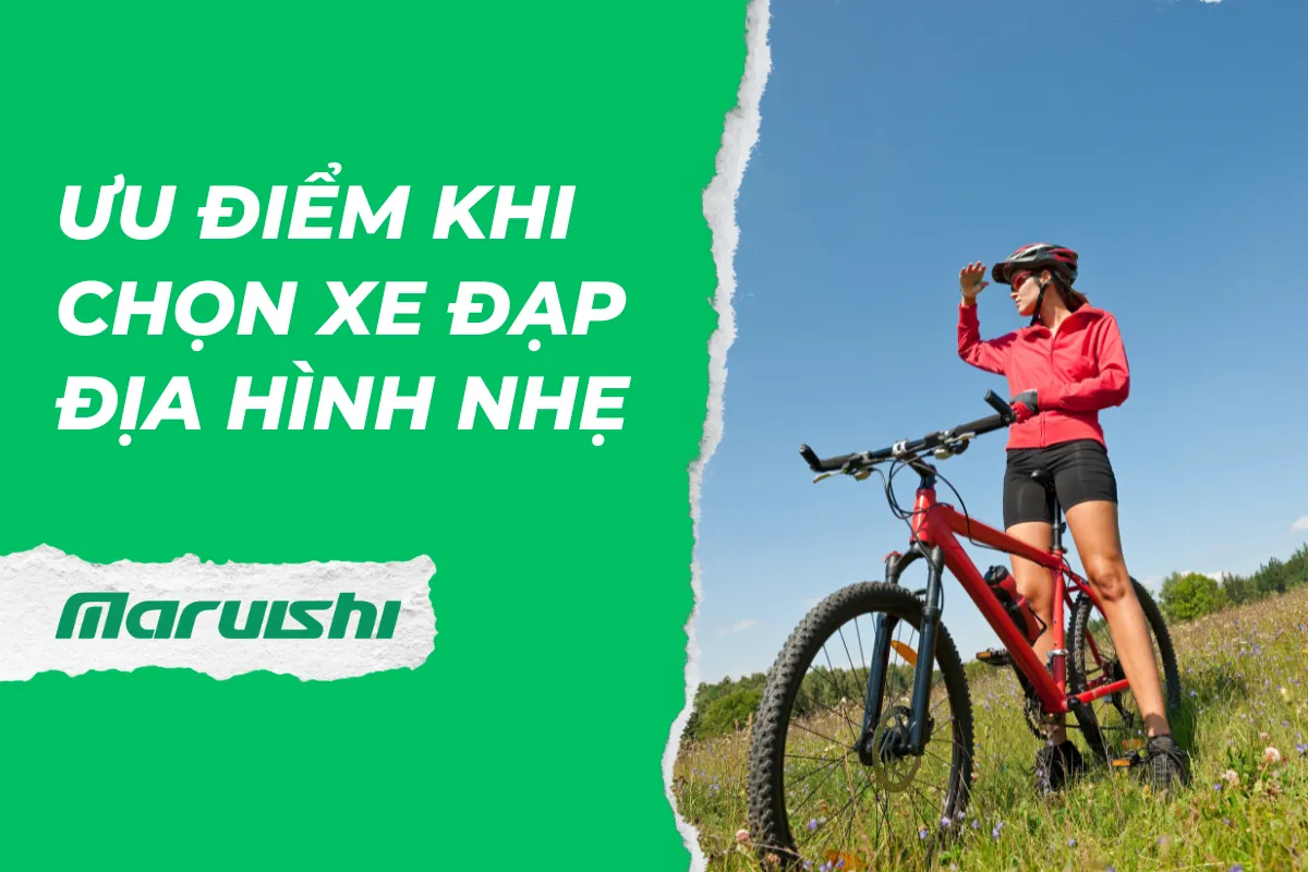 Ưu điểm khi chọn xe đạp địa hình nhẹ