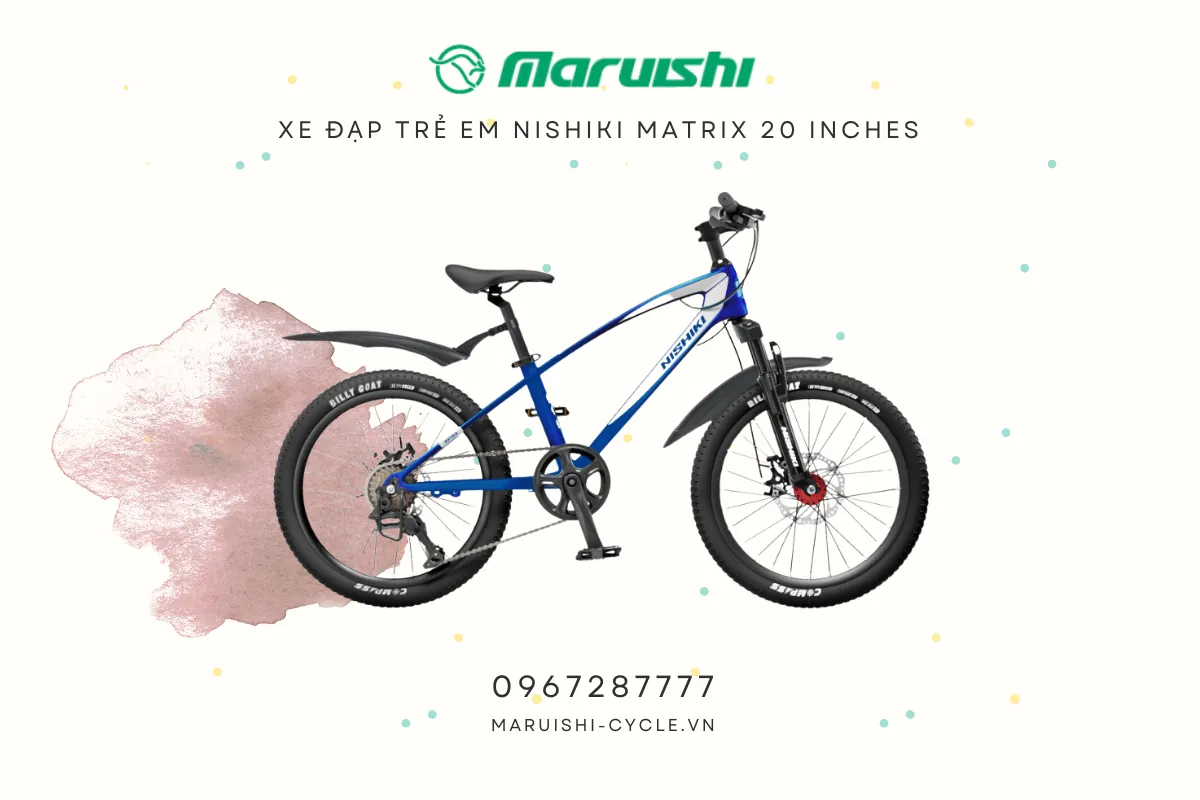 Xe đạp trẻ em Nishiki Matrix 20 inches