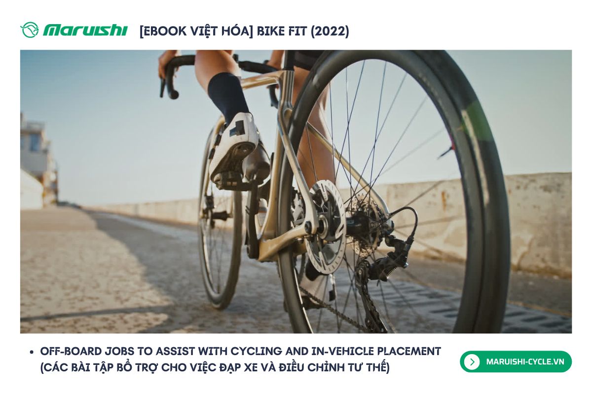 [Ebook Việt Hóa] Bike Fit (2022): Off-board jobs to assist with cycling and in-vehicle placement (Các bài tập bổ trợ cho việc đạp xe và điều chỉnh tư thế)