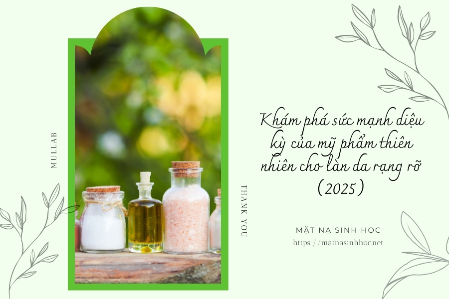 Khám phá sức mạnh diệu kỳ của mỹ phẩm thiên nhiên cho làn da rạng rỡ (2025)